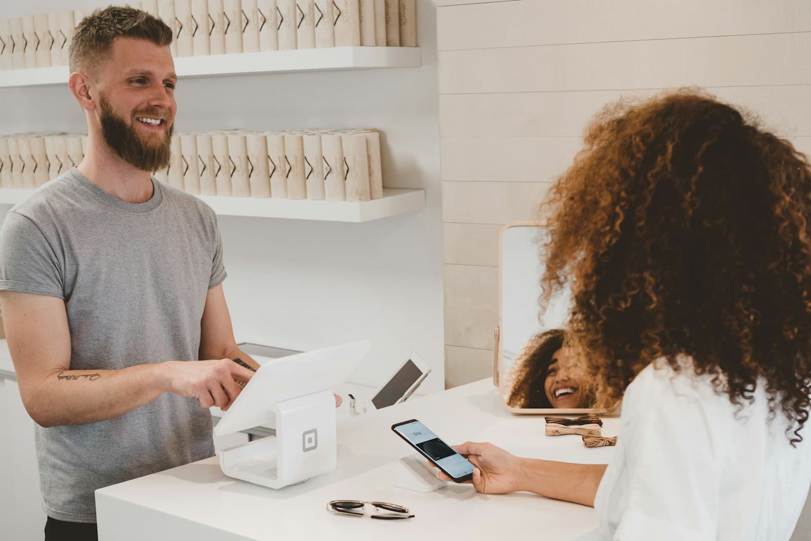 Person reviewing loan documents and credit representing APR annual percentage rate calculation